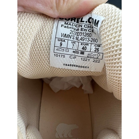 Sorel Women's Out N About Wedge Bootie Waterproof Omega Taupe - Brand New Sz 9 - Picture 12 of 12